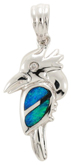 SS Opal Inlay Pendant
~ ID#18836